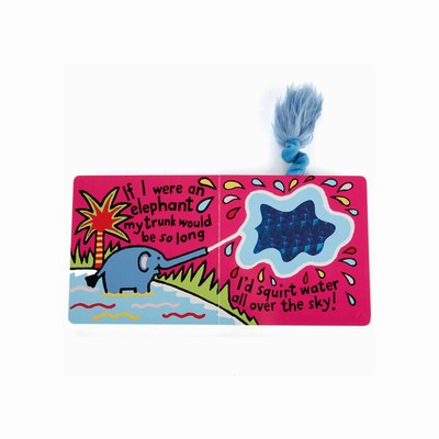 Jellycat If I Were An Elephant Board Books UK | 03459MEJC